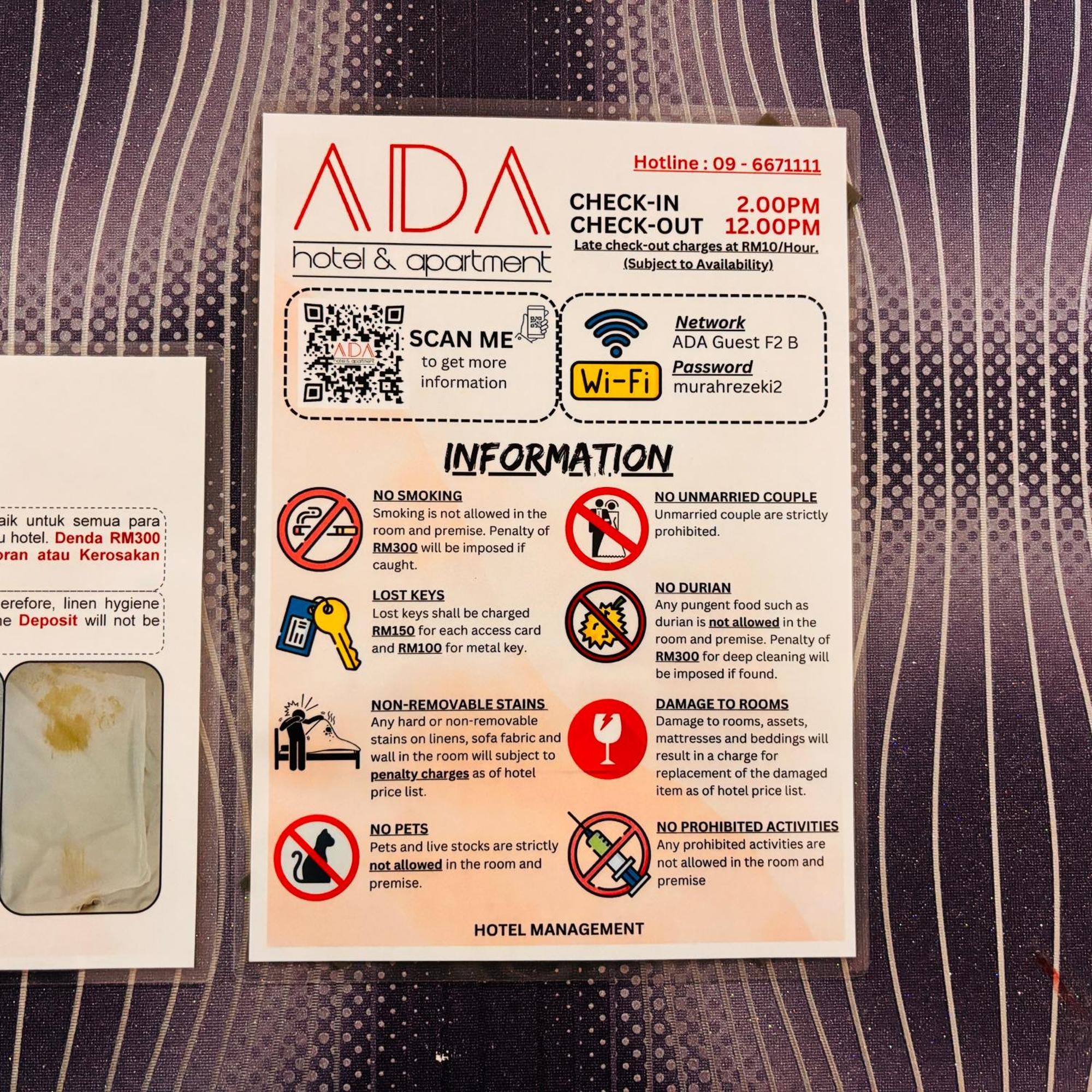 Ada Hotel&Apartment Kuala Terengganu Bagian luar foto